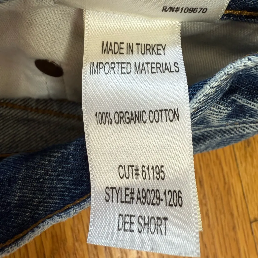 AGOLDE Dee Short A9029-1206 Clash High Rise Cutoff Denim Shorts Women’s 30 - Image 11