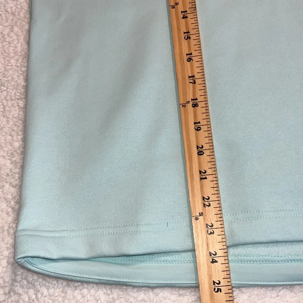 Adidas size 1X halo mint graphic fleece hoodie drawstring hood kangaroo pocket - Image 7