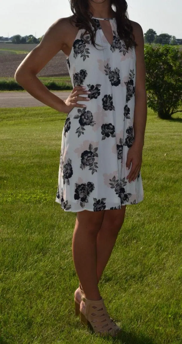 White Flower Dress - Image 2