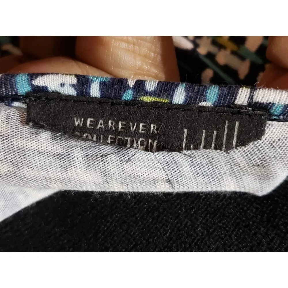 J. Jill Women's Multicolor Polyester Round Neck Long Sleeve Casual Top Blouse L - Image 7