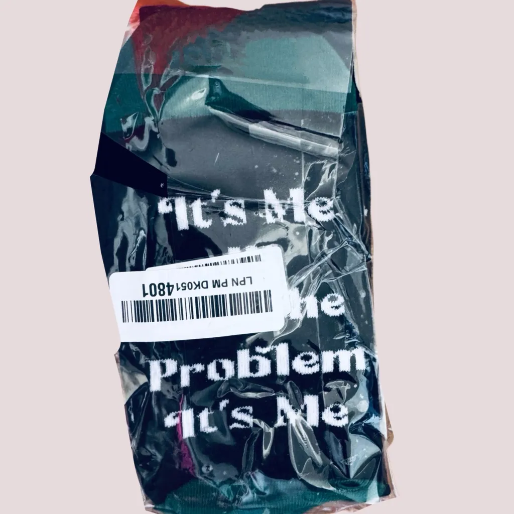 NWT Swiftie Black & Green “Bejeweled” Novelty Socks - Image 2