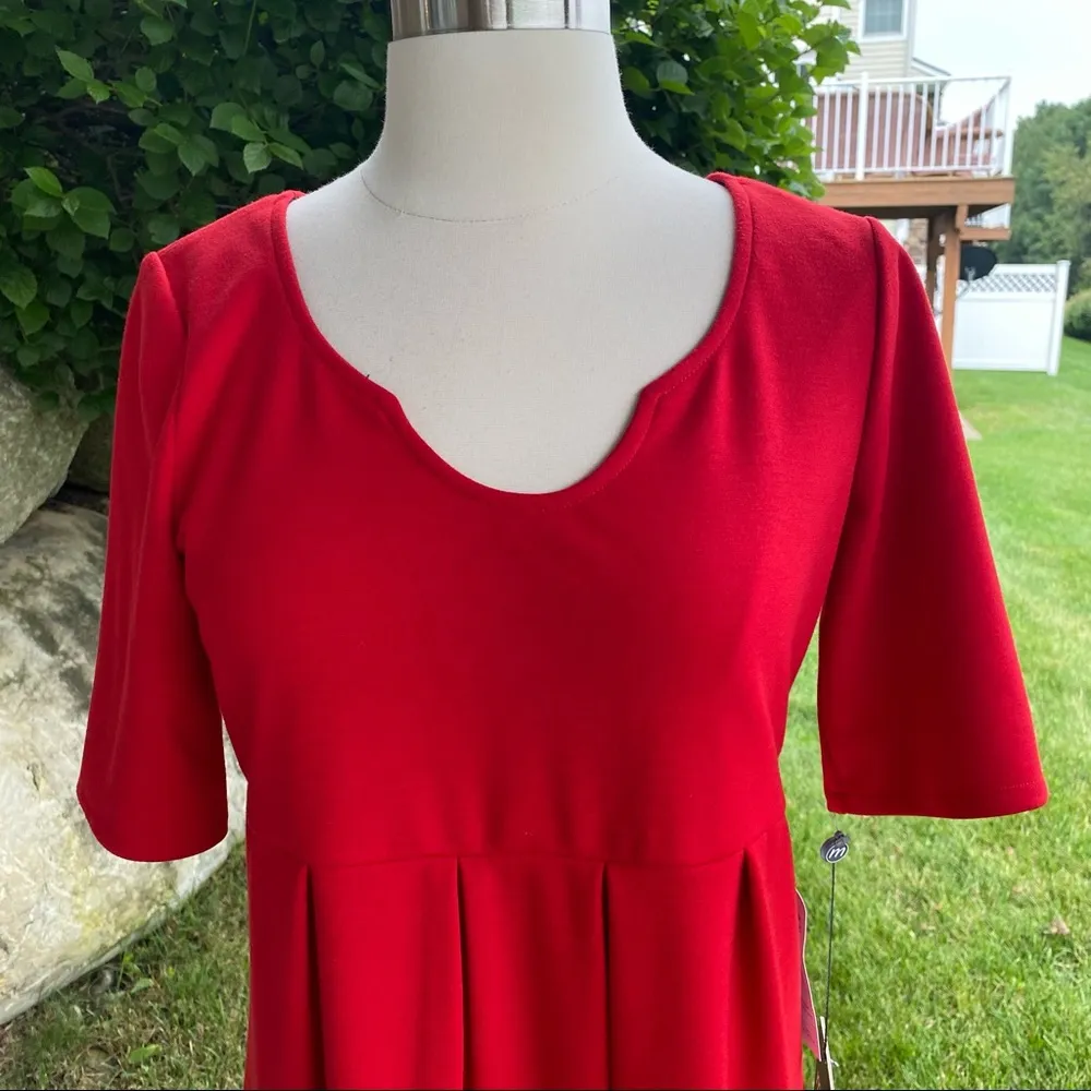 Muse Bright Red Dress Size 6 - Image 10