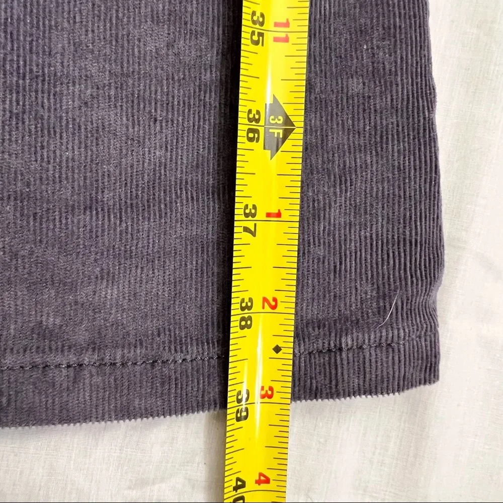 BODEN Women's Corduroy Gray Bootcut Denim Jeans Cotton Blend Size 10P Classic - Image 7