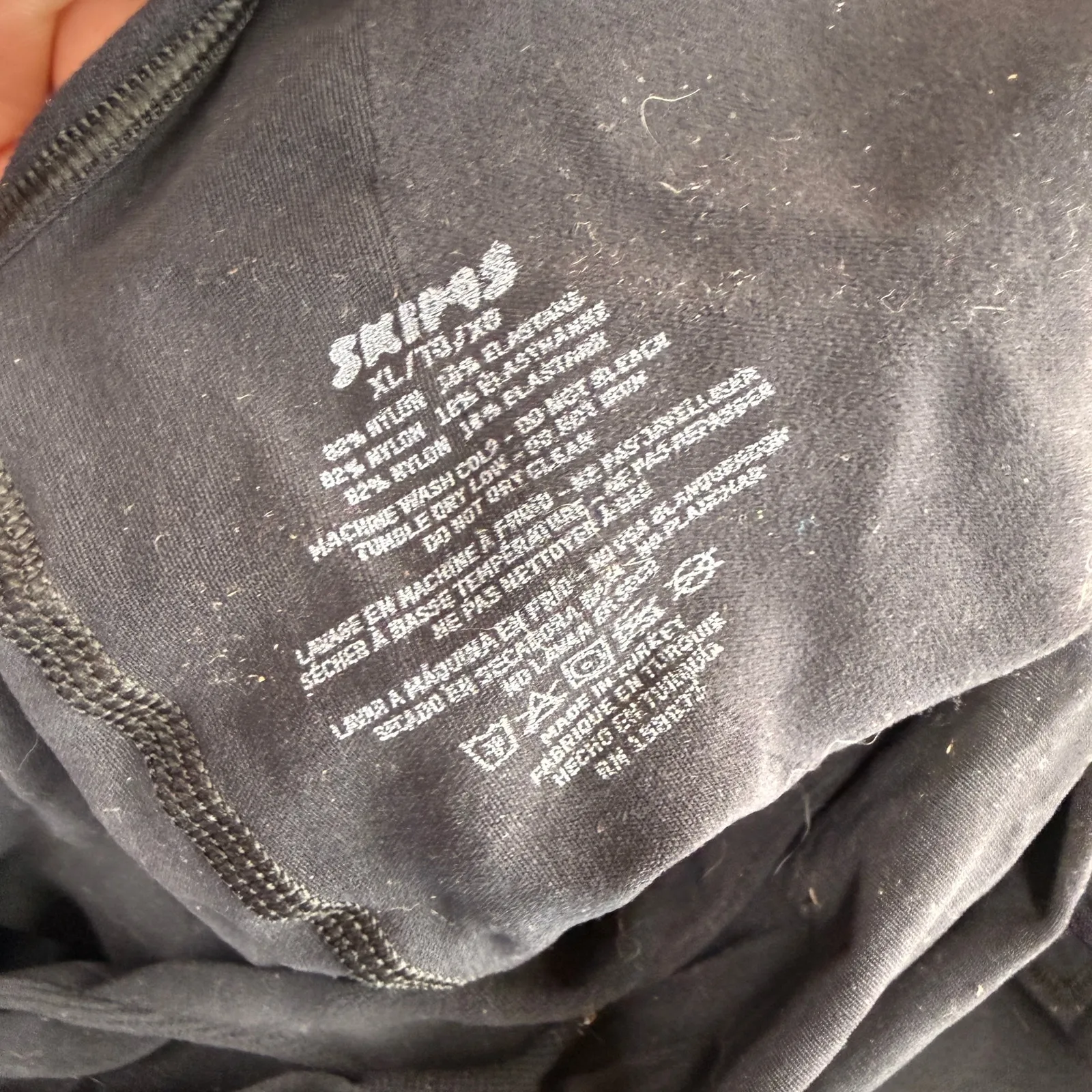 Skims Seamless Sculpt Long Sleeve Low Back Mid Thigh Bodysuit Onyx Black Size XL - Image 7