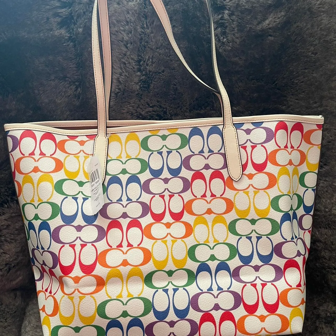 Coach Rainbow Signature City Tote - Image 2
