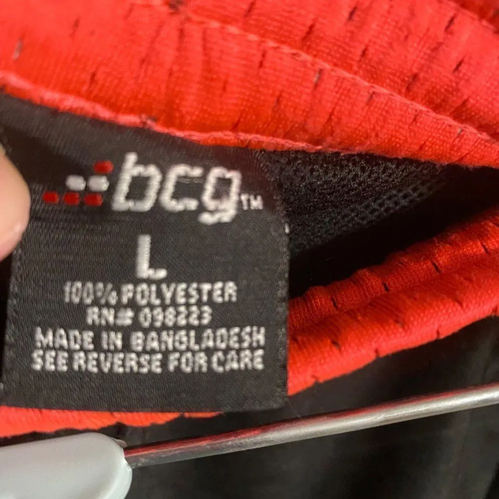 BCG athletic pants black with neon orange trim Black Size undefined - Image 3