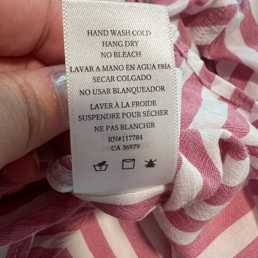 RAILS Val Top in Garnet White Stripe‎ Front Tie - Image 7