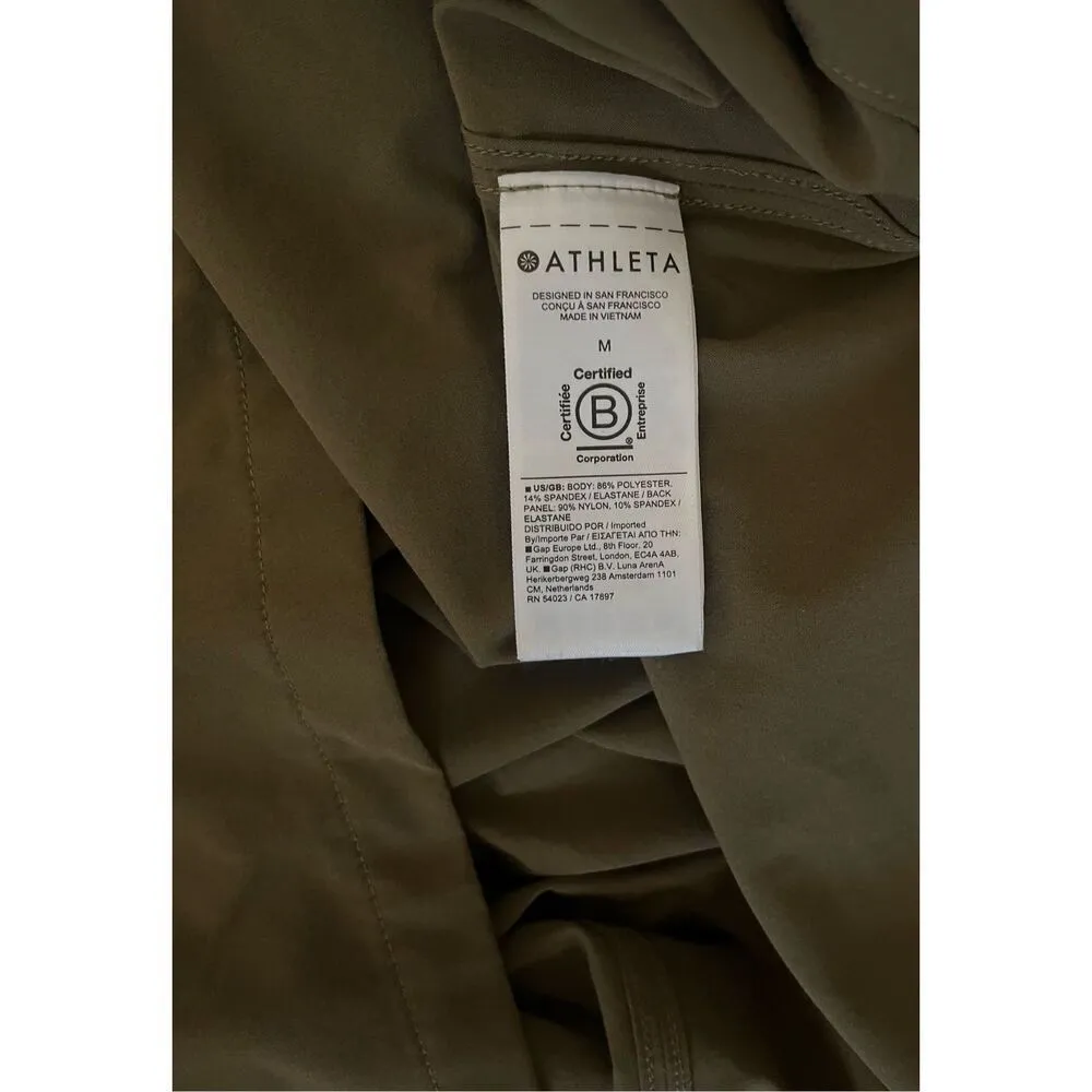 Athleta Passenger‎ Green Athletic Tank Top Size Medium - Image 4