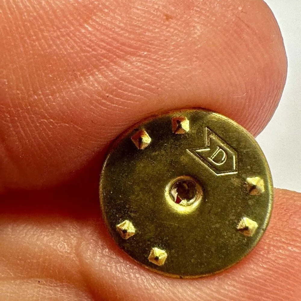 Harriet Carter vintage heart and ruby pin Gold - Image 4