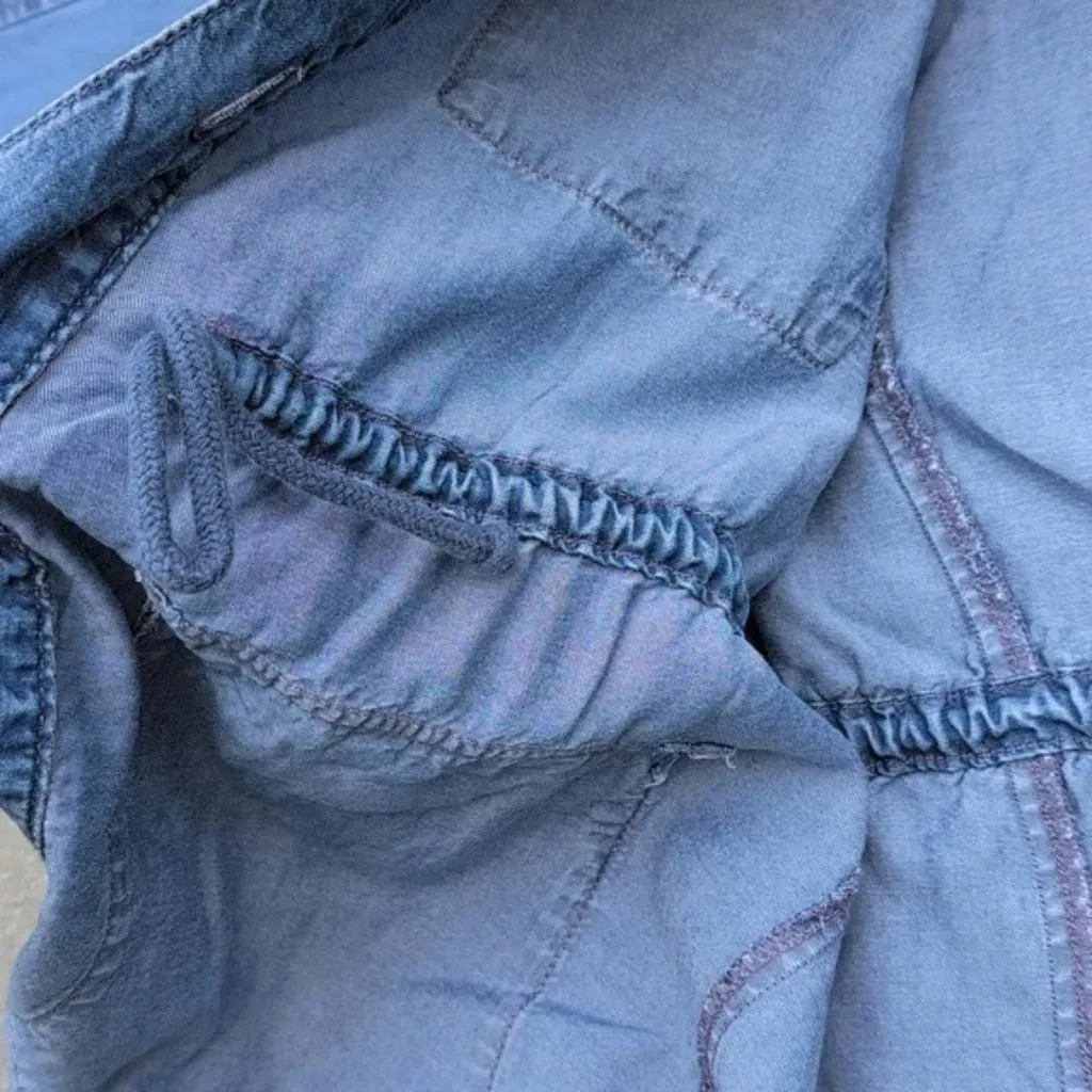  Denim Utility Jacket | Gap Chambray Shirt Jacket | Gap Shacket - Image 12