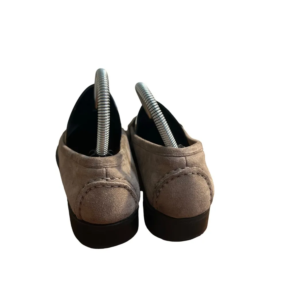 Stuart Weitzman Snakeskin Suede Horse Bit Loafer Slip On Shoe Women’s Size 8.5 M - Image 5