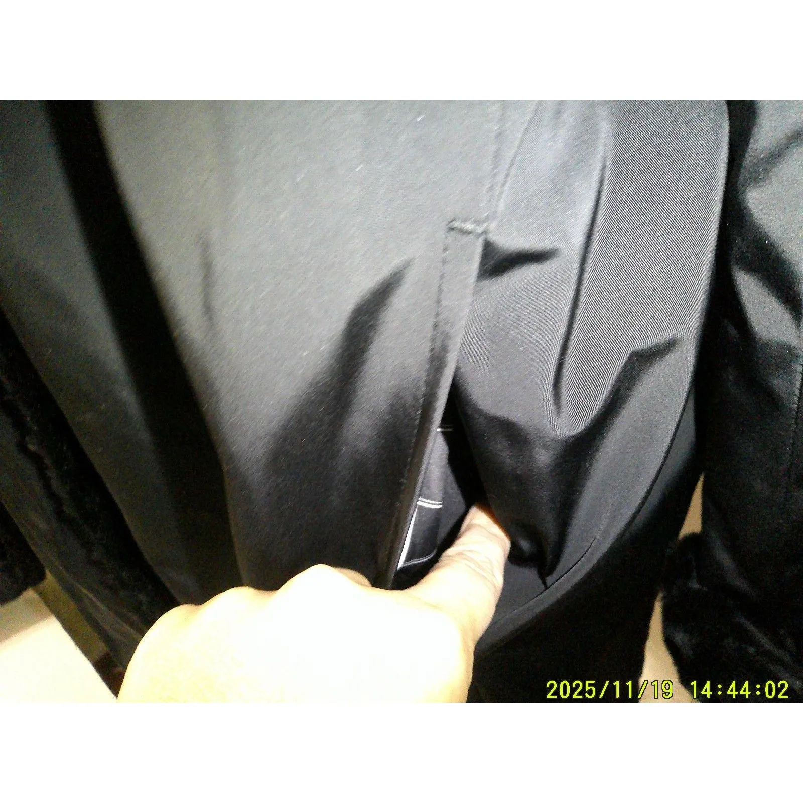 NWT $595 Jane Post M Womens Pile Lined Storm Coat Black Hood Faux Fur New Long Size M - Image 10