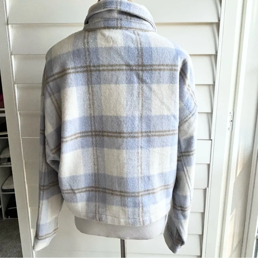 Ci Sono  Blue Sky Plaid Jacket Small NWT - Image 2