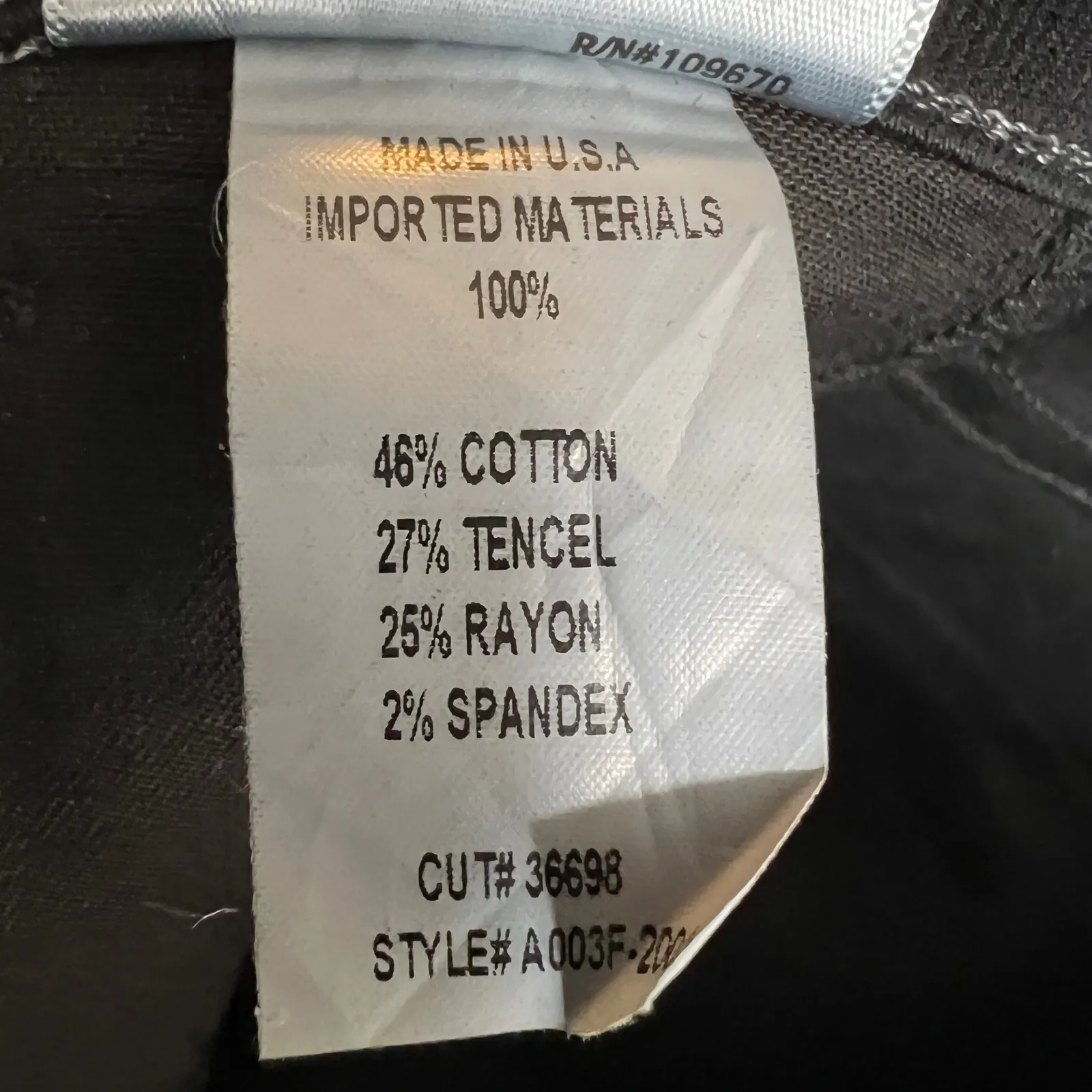 AGOLDE Sophie Coated Skinny Jeans Black Waxed Denim Size 25 High Rise - Image 6