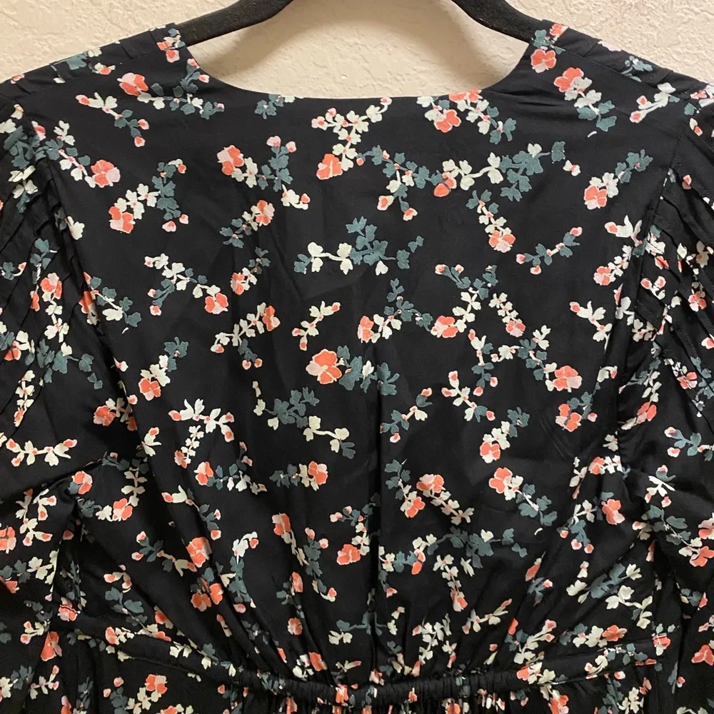 Hatch The Shana Midi Maternity Dress Black Rose Multi Size 0 (XS) New With Tag - Image 11