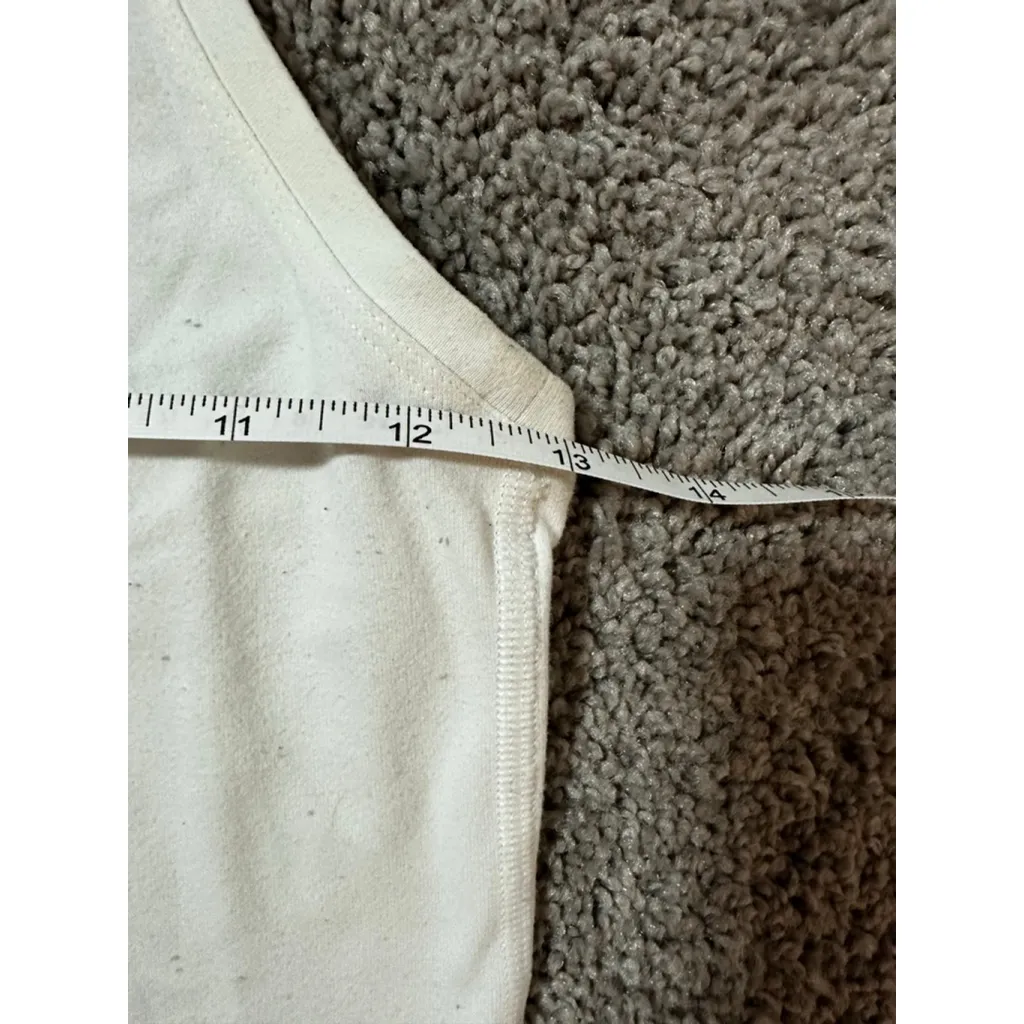 Lululemon White Racerback Tank Top M - Image 4