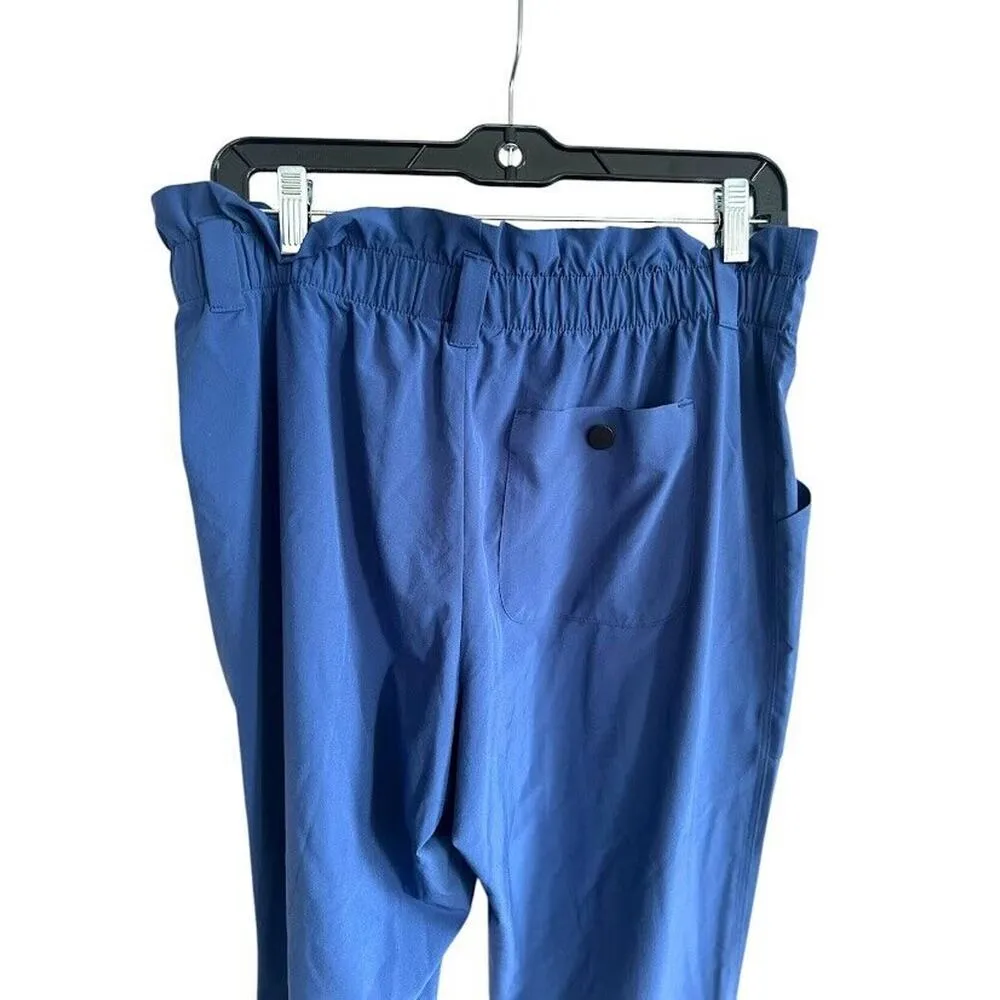 Athleta Women's Size 10 Skyline Pant Paperbag Waist Blue 292915 Work Casual - Image 3