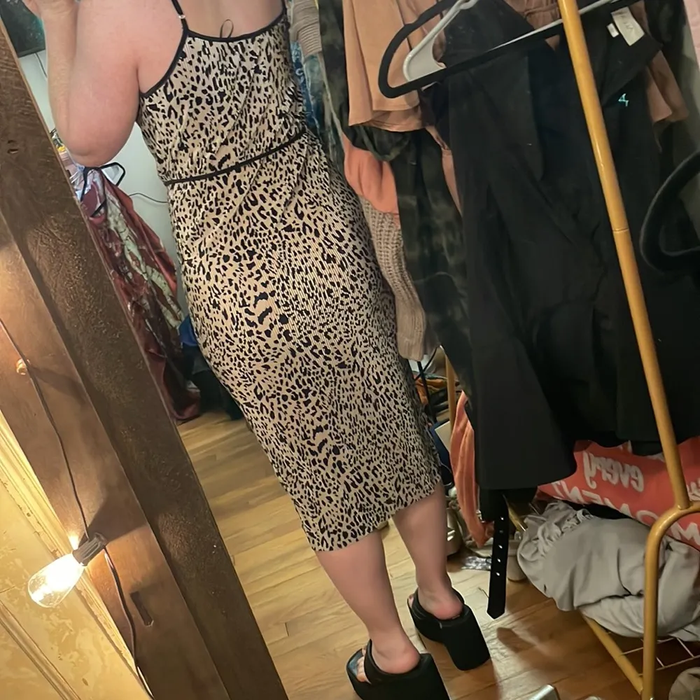 Cheetah Slip Dress - Image 2