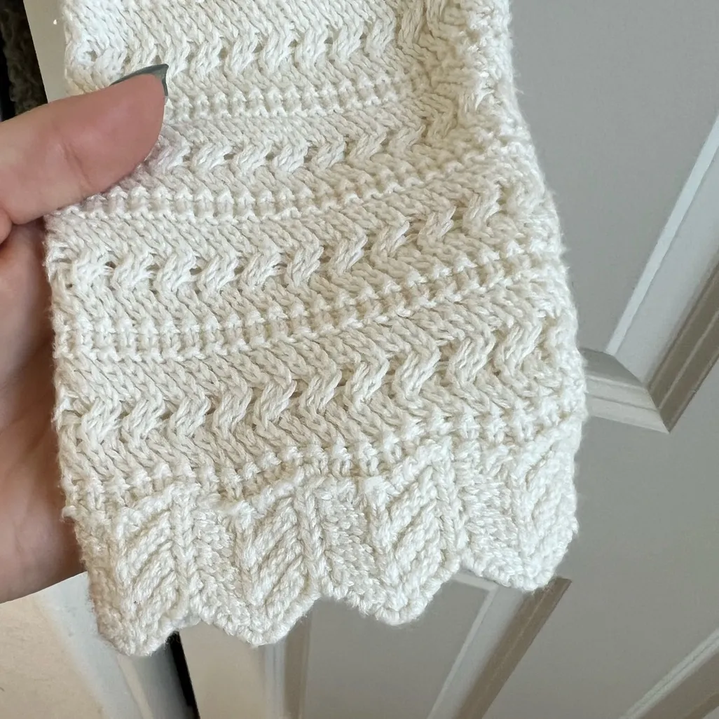 Abercrombie Crochet-Style Slim Crew Cardigan - Image 4