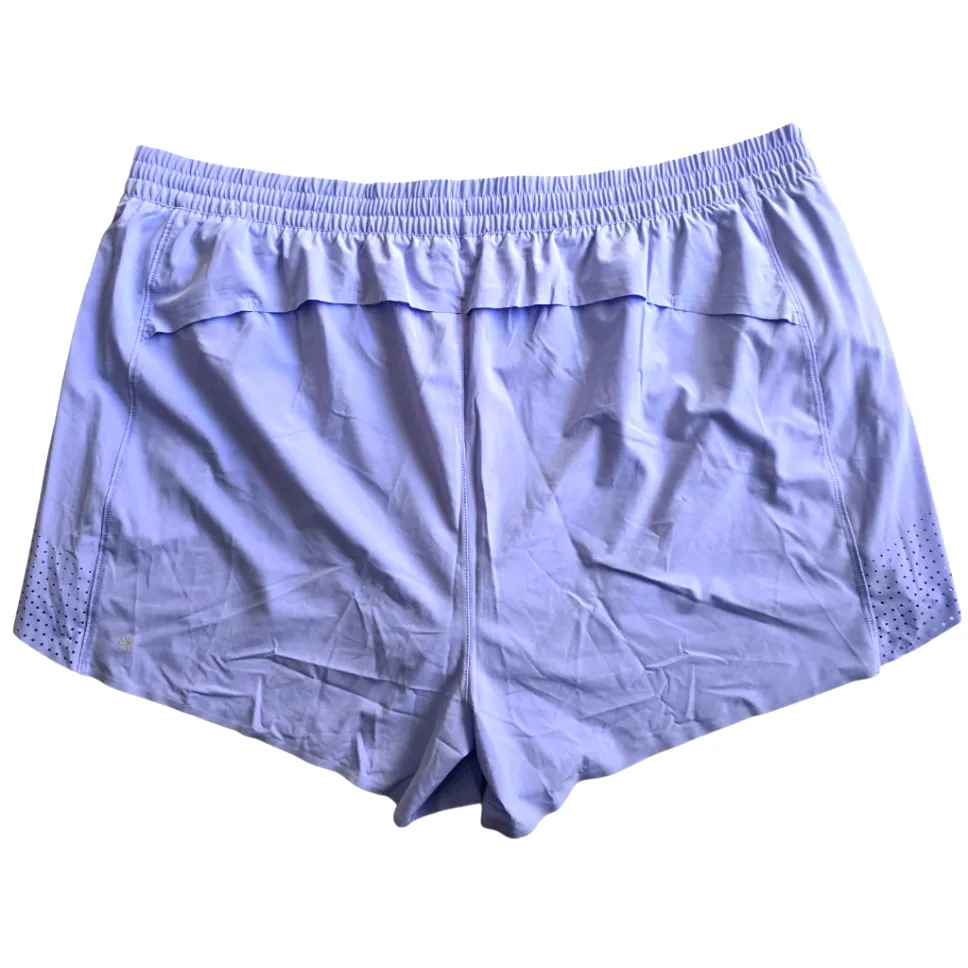 Athleta Plus Size Lilac Hustle 3" Semi Fitted Mid-rise Shorts‎ Size 3X - Image 2