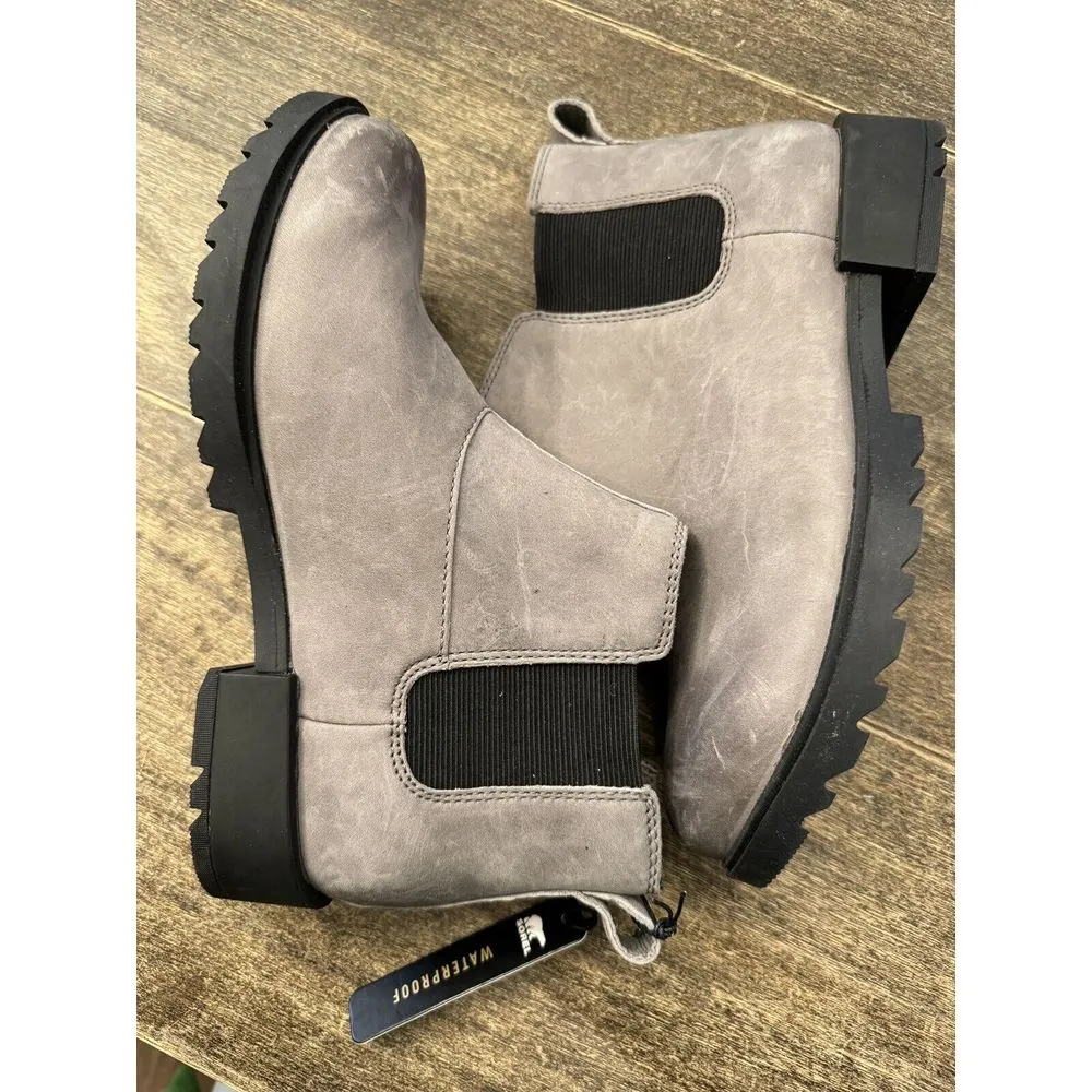 Sorel Women's Emelie II Chelsea Bootie - Quarry / Black‎ Size 6 - Image 5