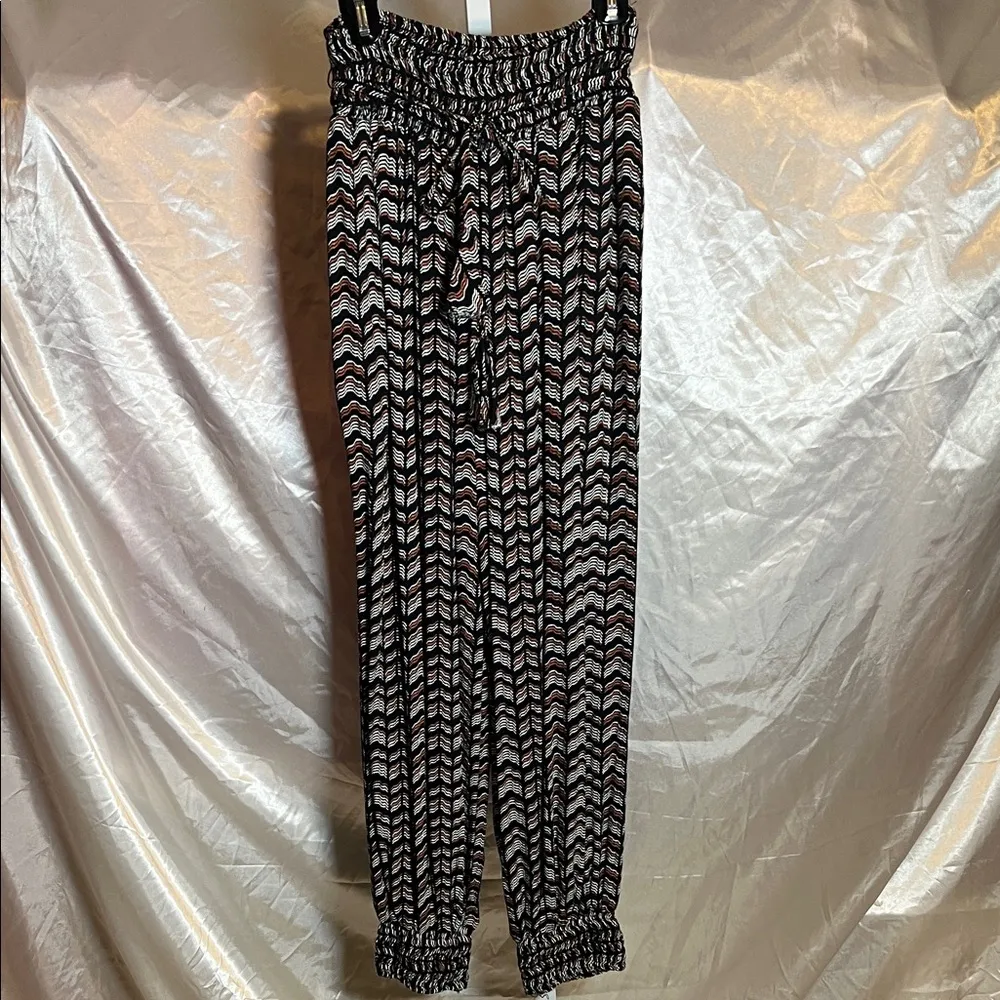 Anthropologie Multicolor Patterned Joggers A0353 - Image 3