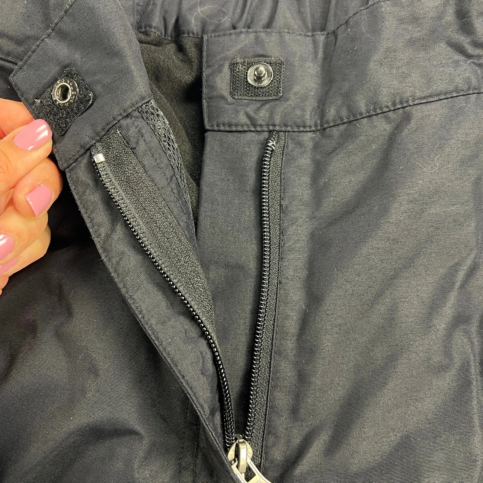 Marmot Soft Shell Snow Pants Ski Snowboard Lined Insulated Black Women’s Size L - Image 5