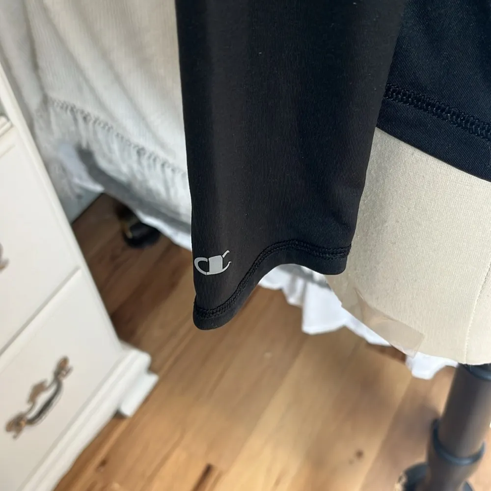 Double Dry Performance Shirt Black Long Sleeve Athletic Womens Small - Image 6