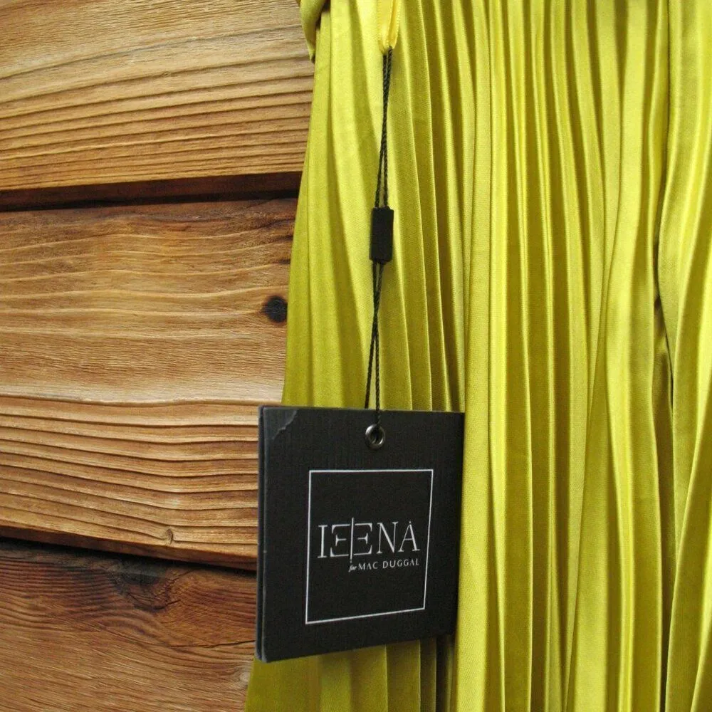 NWT Mac Duggal PLEATED PLUNGE NECK WIDE LEG JUMPSUIT - Image 16