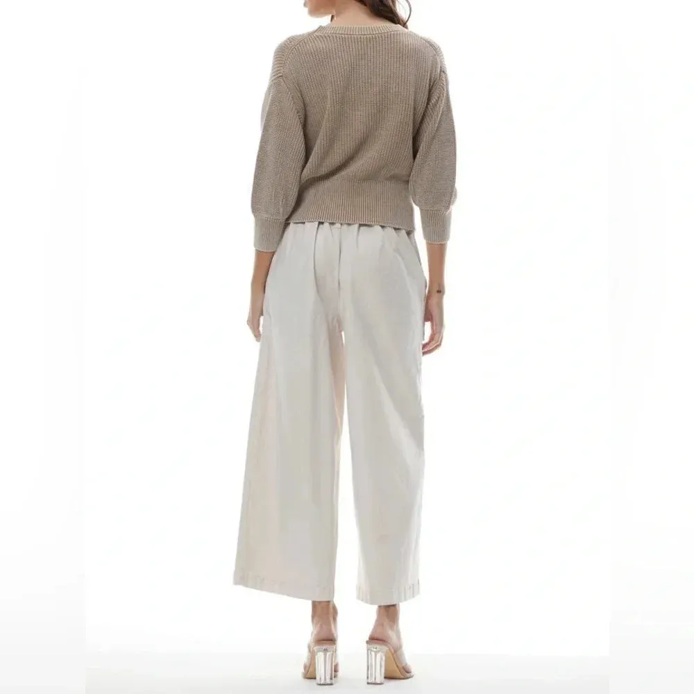 Young Fabulous & Broke Saidie Pants - Size M (US 6-8) - White -‎ NWT - Image 3