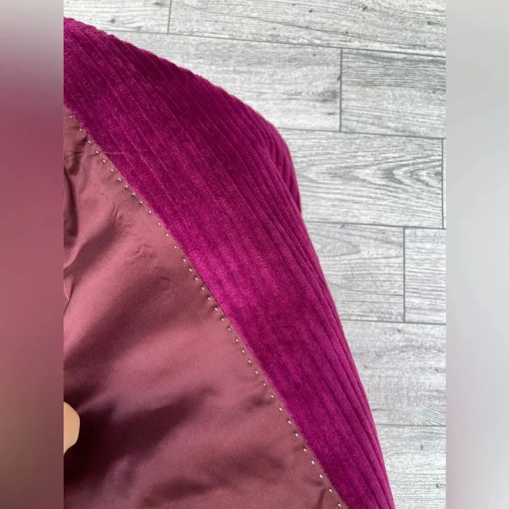 Dries Van Noten
Stretch-Cotton Corduroy Jacket in fuchsia size 38/small - Image 14