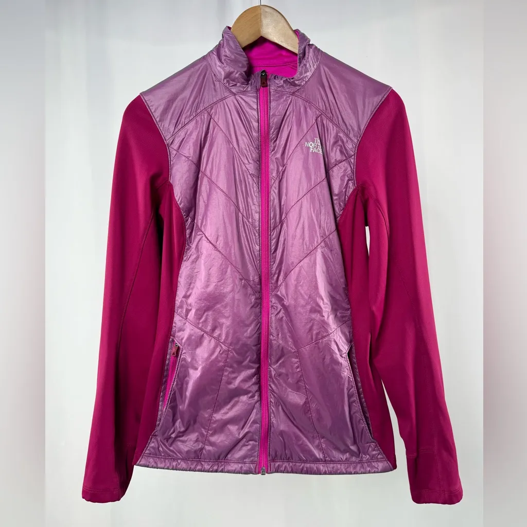 The North Face Zip Up Lightweight Jacket in Raspberry Size Medium - Image 3