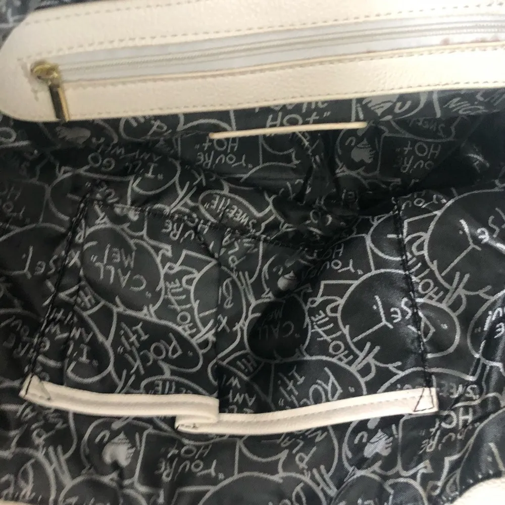 Betsey Johnson Spring Florals Large Double Handle Bag Big Bows Colorful 17X12” - Image 11