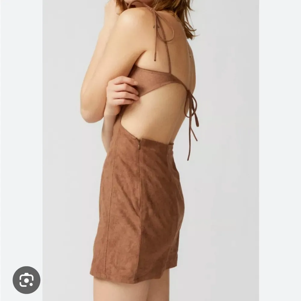 Nwt Lioness Diez Faux Suede Mini Dress - Image 3