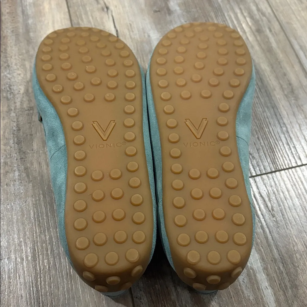 Vionic Taryn Blur Suede Bow Loafers Size 9 - Image 10