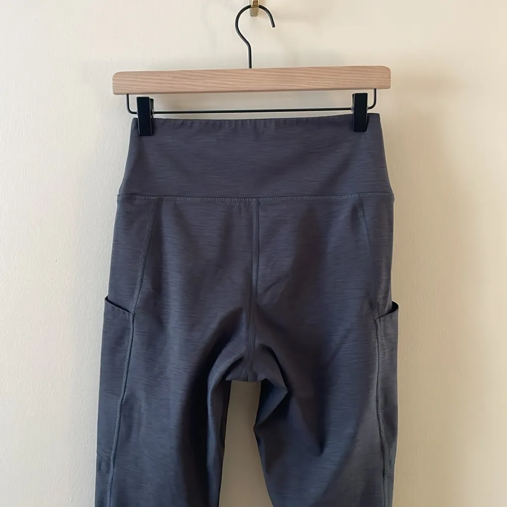 AMERICAN EAGLE AE The Everything Pocket Legging Curvy Spacedye Charcoal Size S - Image 8