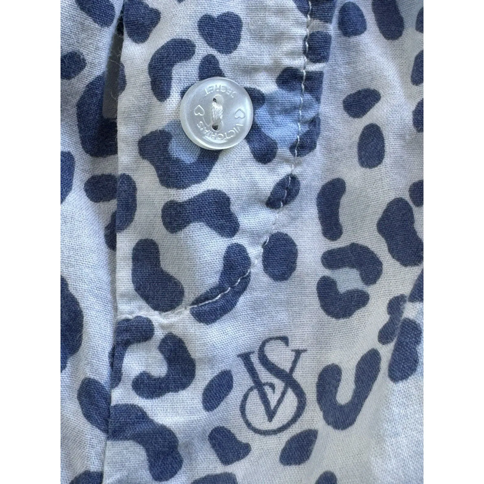 Victoria's Secret PJ Pants Leopard Print Size M Lightweight Drawstring Pockets - Image 8