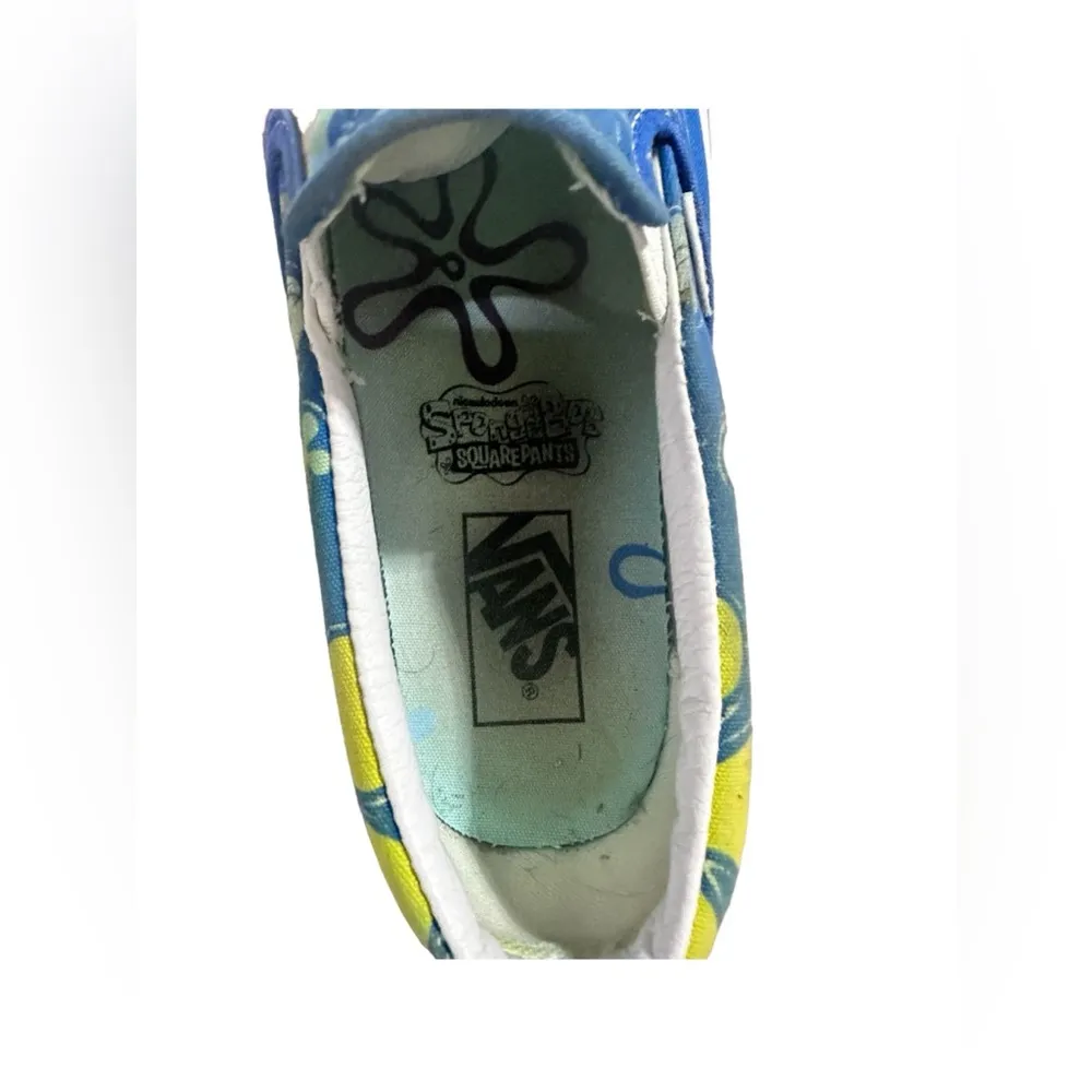 Vans X Spongrbob Collab Slide On Sneaker w/release box 8.5 Men’s OR 10 Women - Image 10