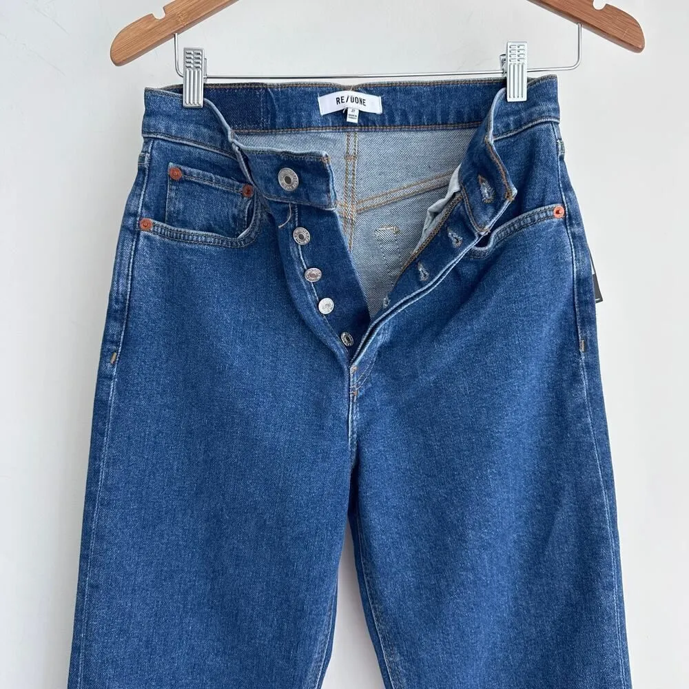 Re/Done Jeans Womens 27 High Rise Skinny Boot Western Rinse Stretch - Image 6