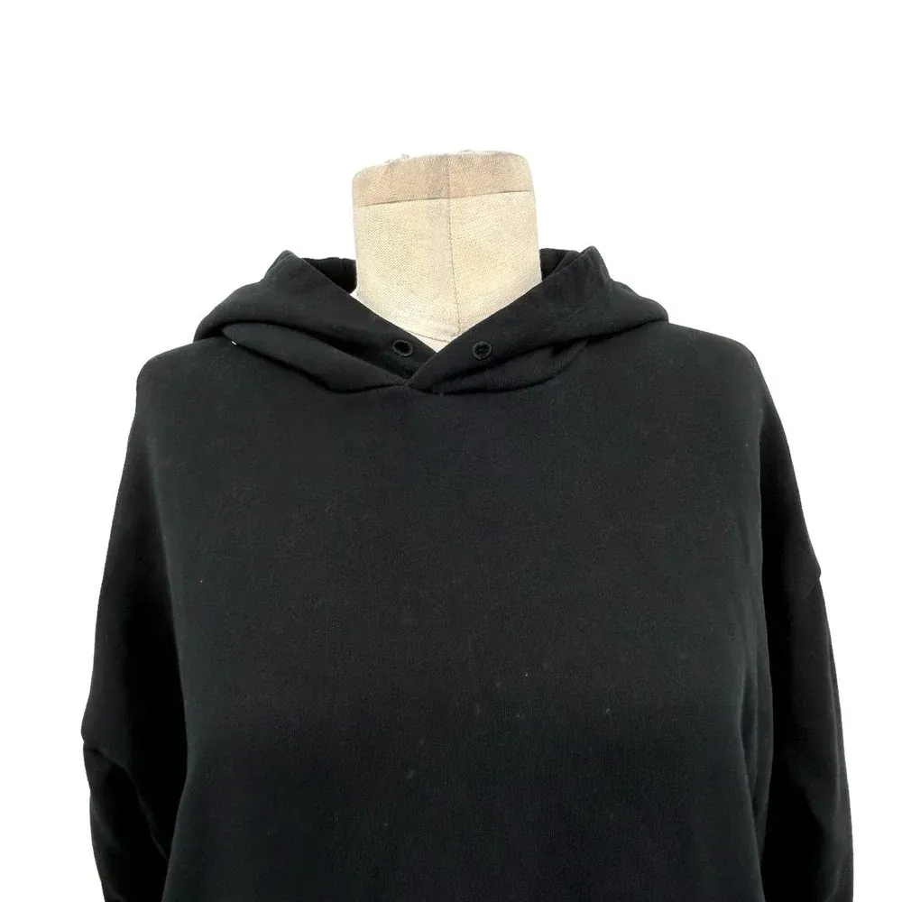 Bombas Black Pullover Hoodie Sweatshirt Cotton Size Large‎ - Image 2