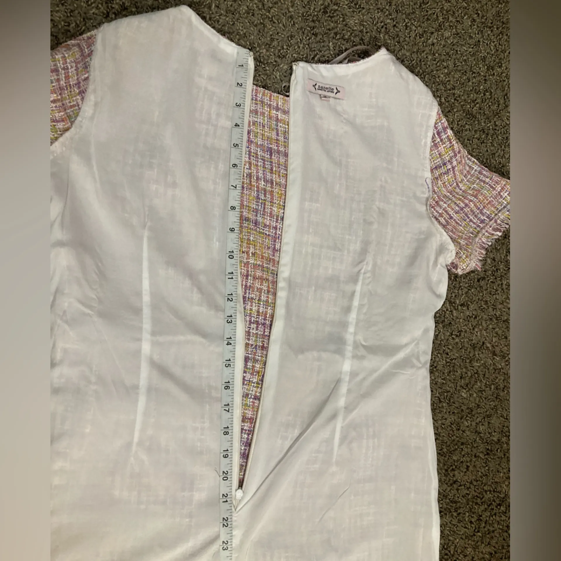 Nanette Lepore Multicolor Tweed Midi Dress - Image 10