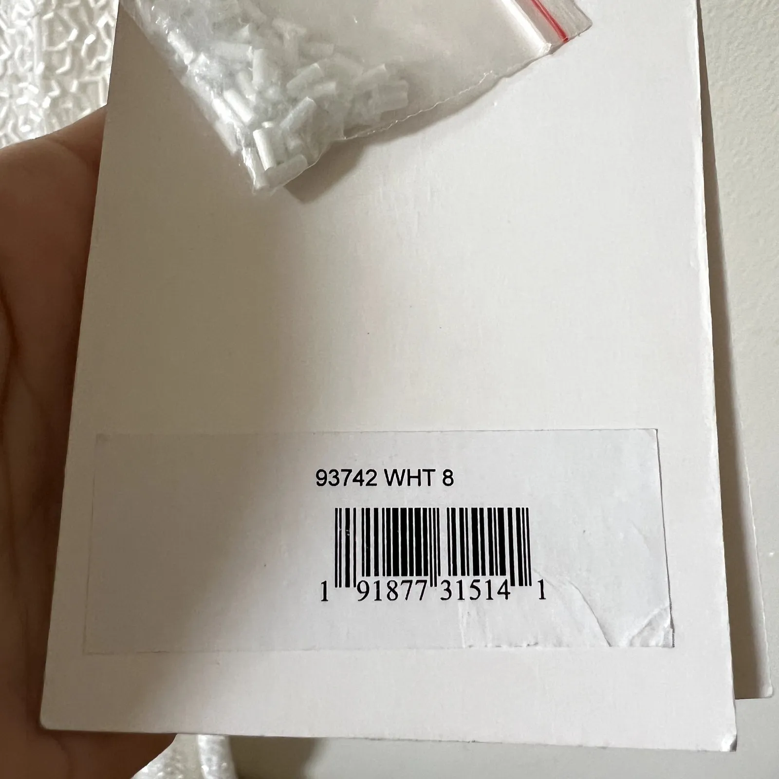 Mac Duggal White Beaded Sleeveless High Neck Column Dress Gown Size 8 C10 - Image 5