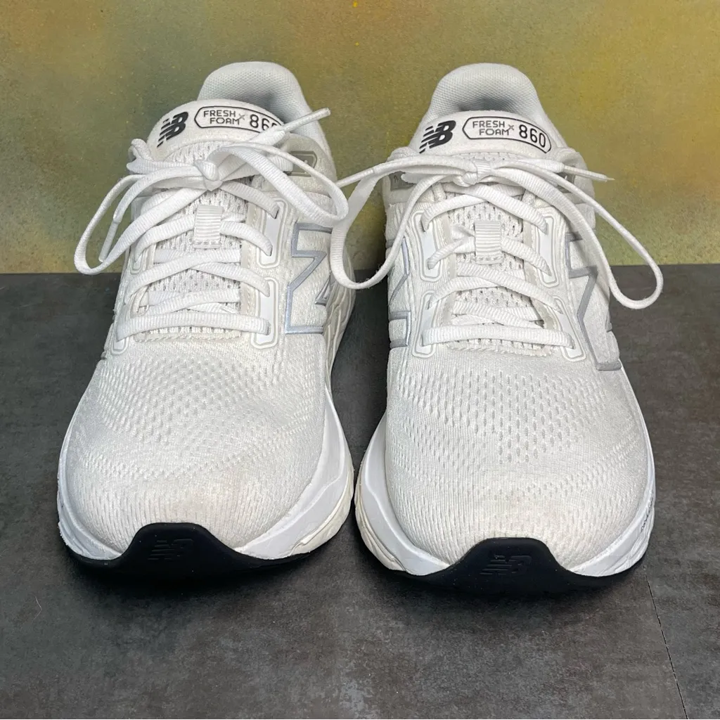 New Balance Fresh Foam X 860v14 Women's White Running Shoes Size 10.5B - Image 5