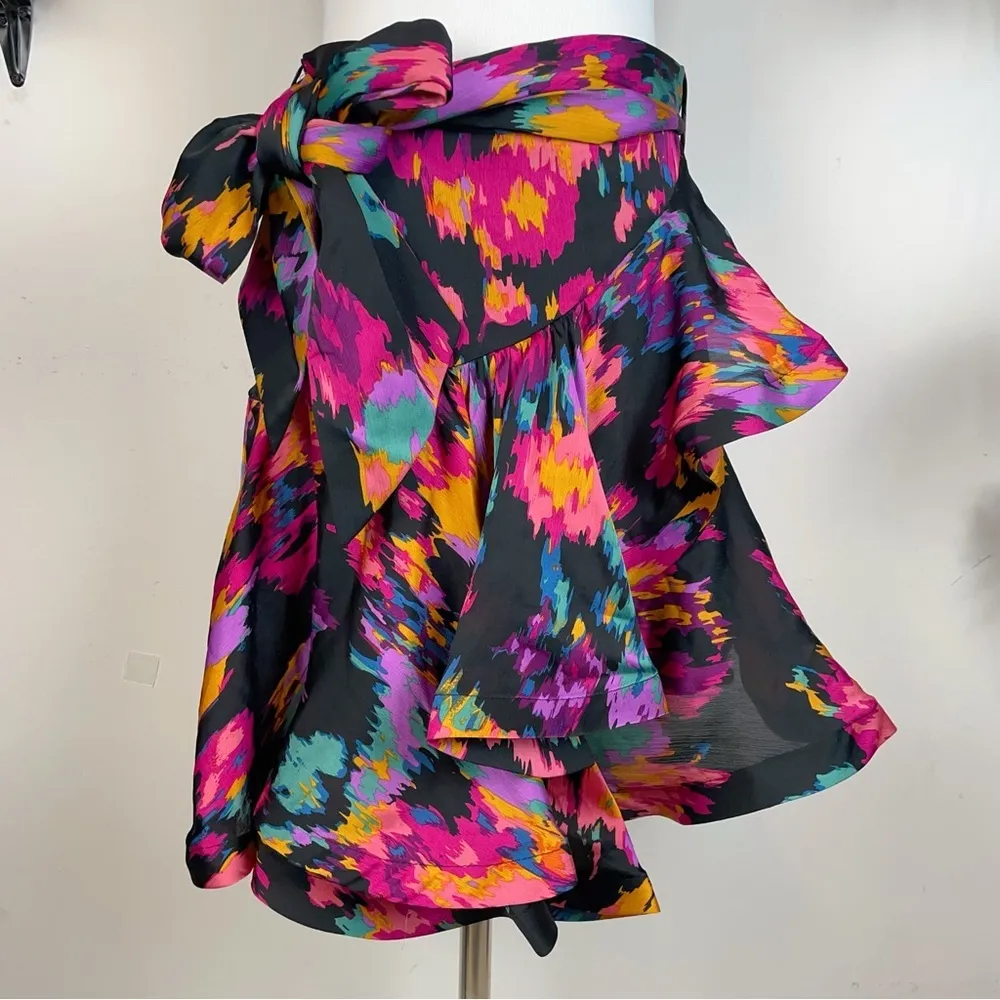 Elliatt Chaplin Floral Mini Skirt in Multi - Image 5