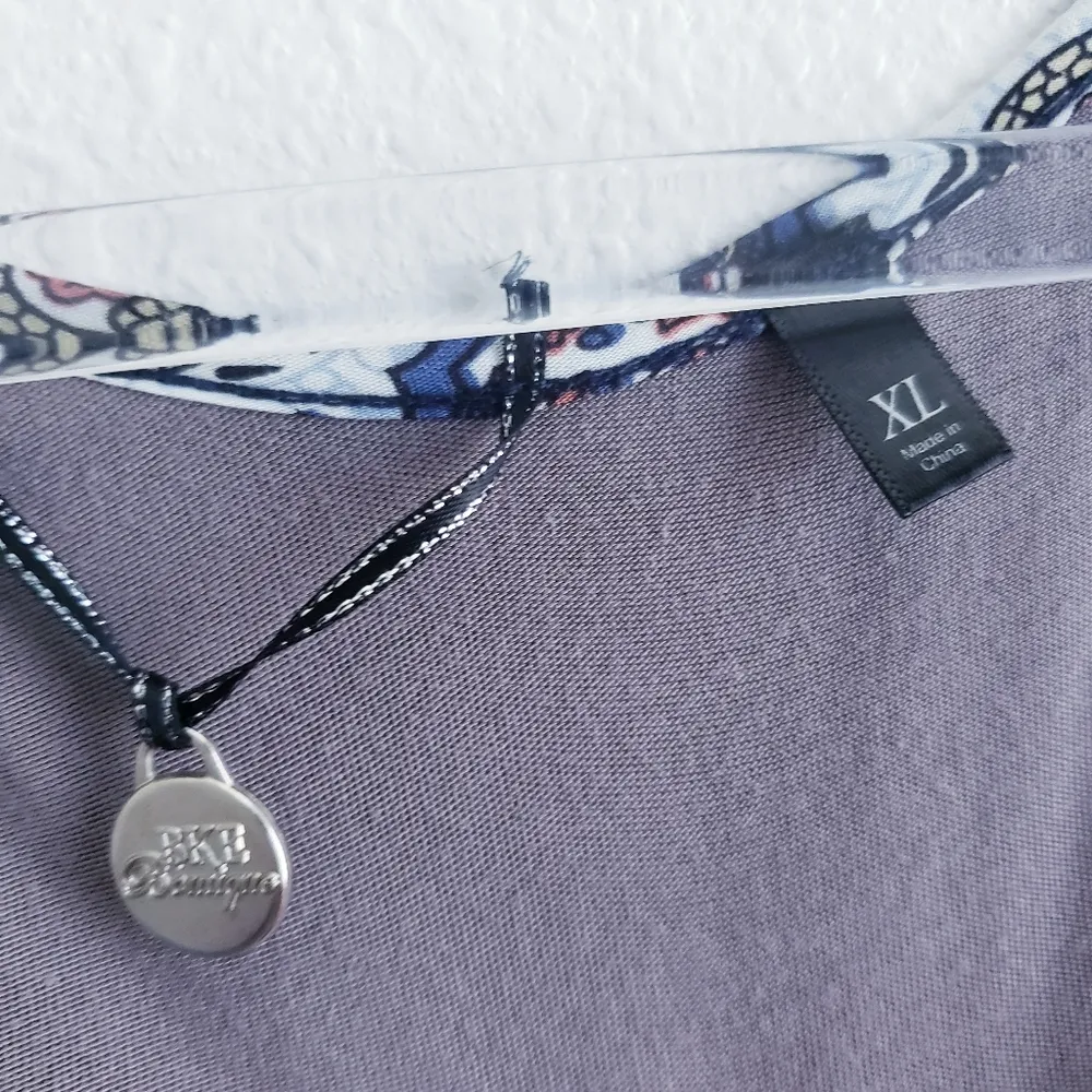 BKE Boutique Beaded 3/4 Sleeve Blouse - Image 5