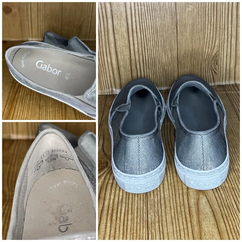 Gabor sparkly silver slip on sneakers shoes
Uk size 4.5 - Image 4