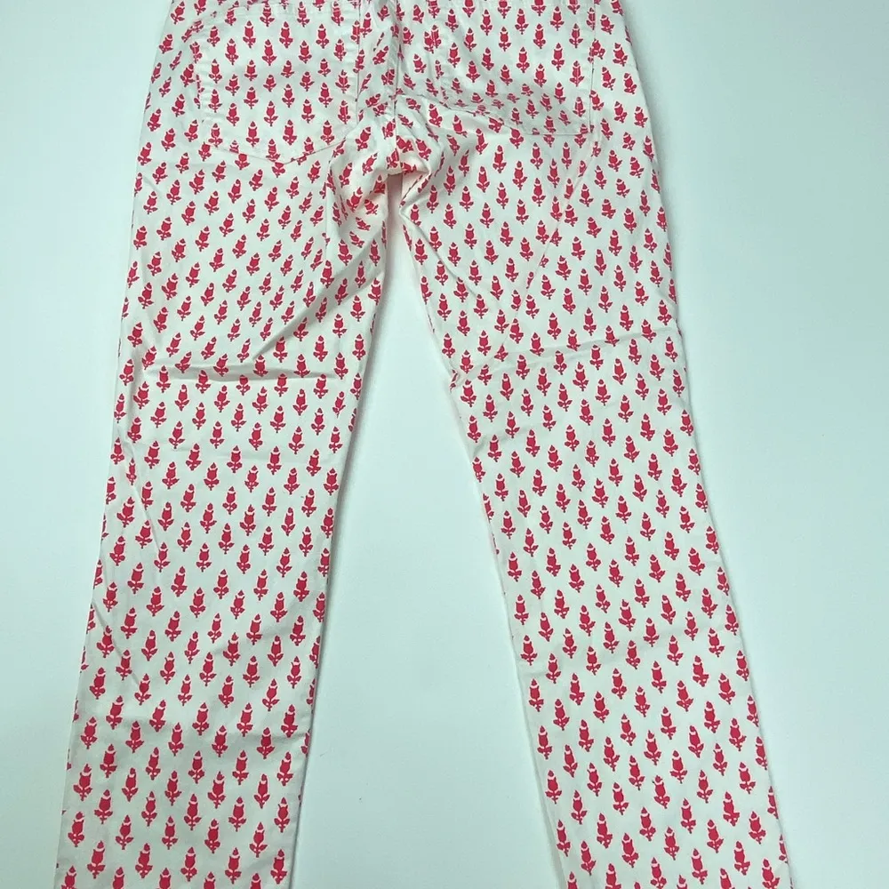 J Crew Cropped Matchstick Thistle Print Pants Size 27 - Image 11