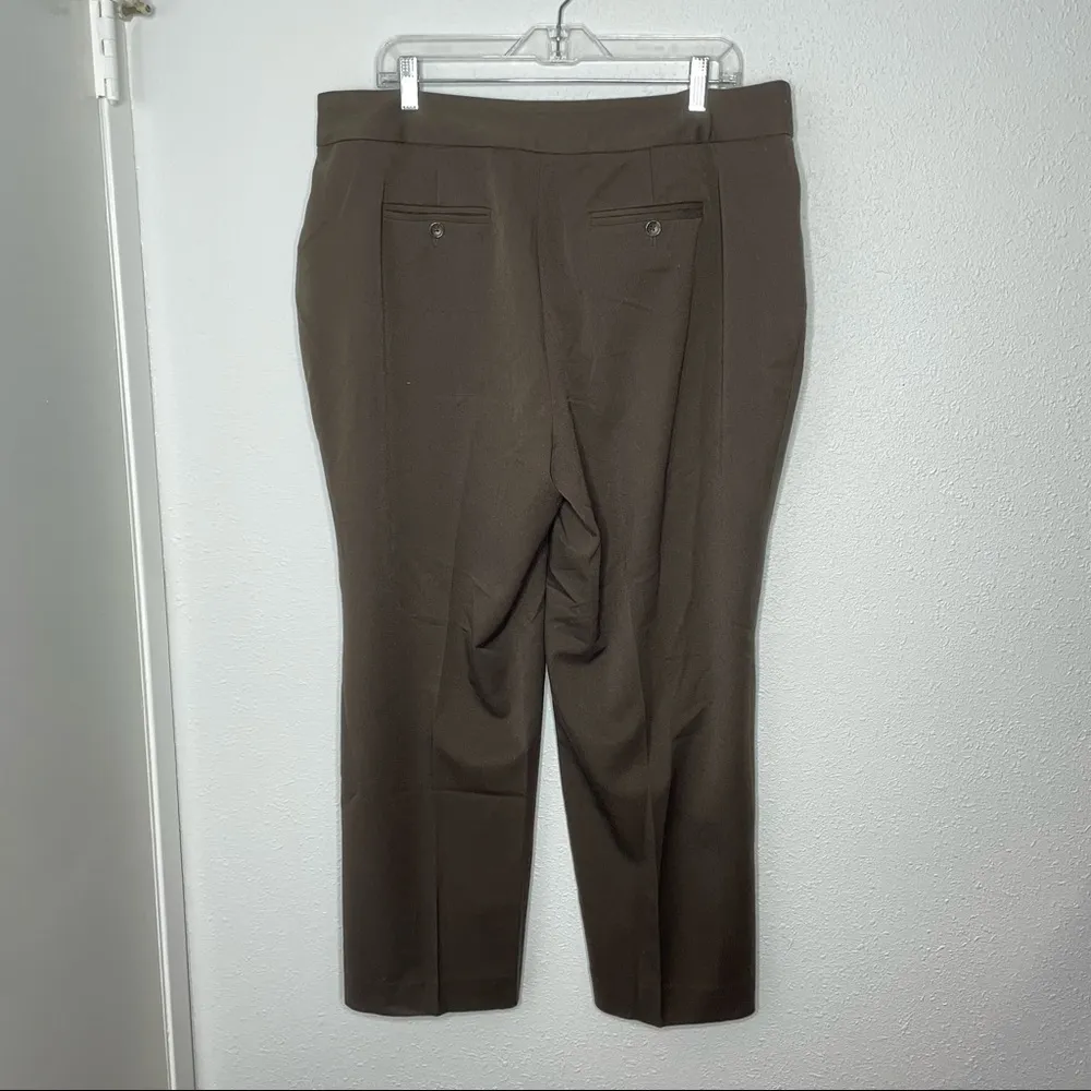 Rafaella Studio Curvy Brown Career Pants size 16 - Image 5