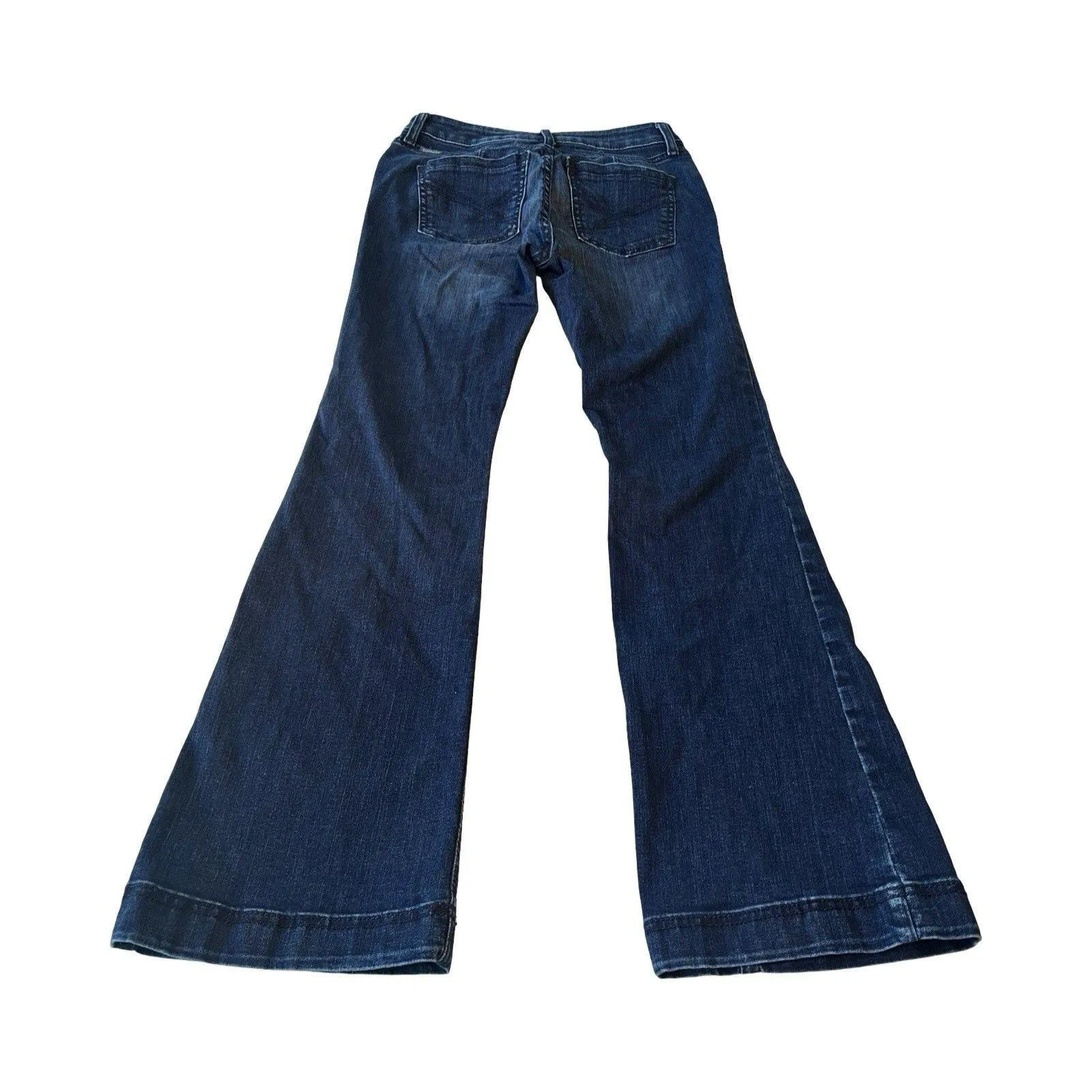 Cinch Lynden Women's 26/1R Blue Bootcut Flare Cowgirl Western Dark Wash Jeans - Image 5