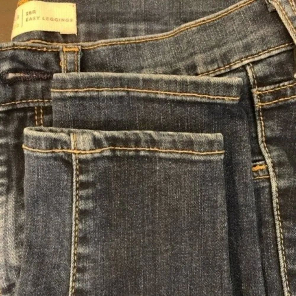 Gap 1969 Gap for Good Easy Leggings Dark Wash Women’s Size 26 R - Image 5